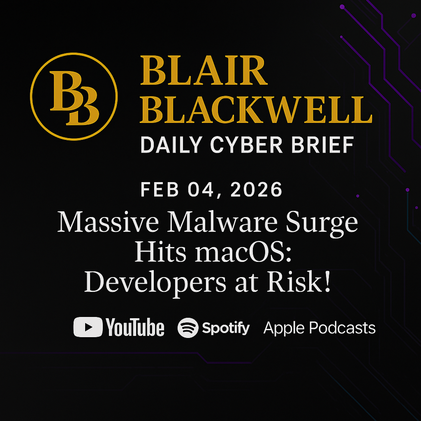 Massive Malware Surge Hits macOS: Developers at Risk! episode artwork